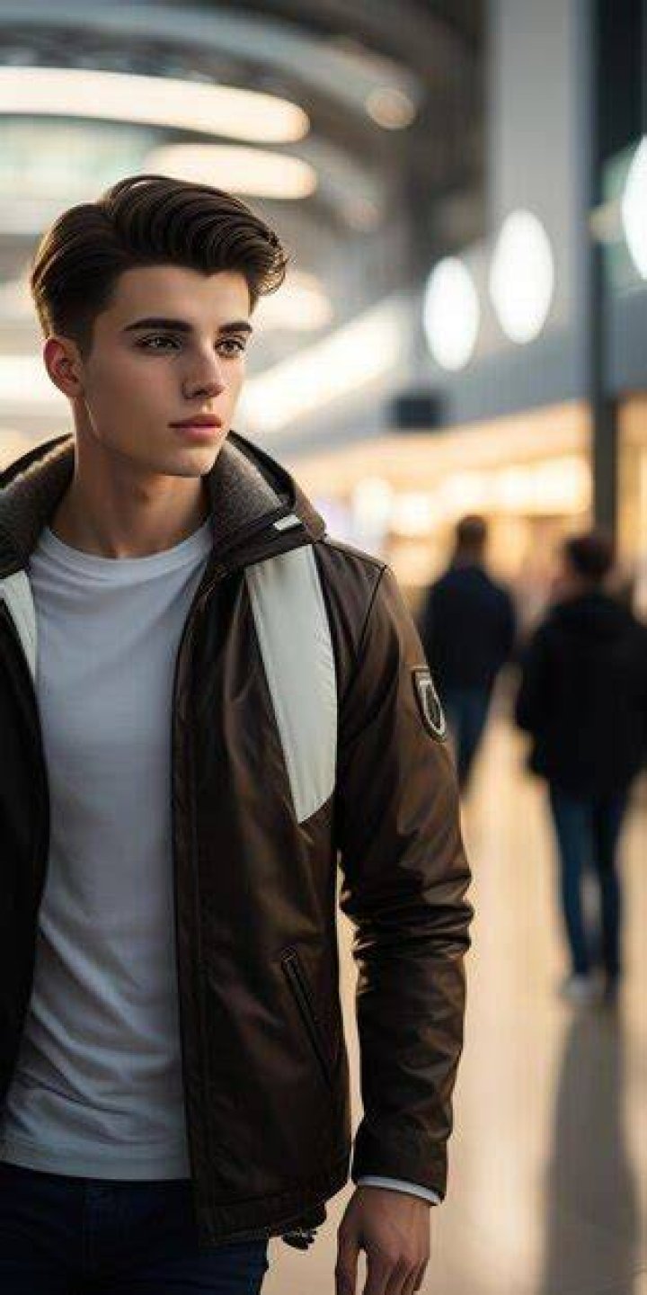 Gratuitous hot guy strolling through the mall in a just a jockstrap
